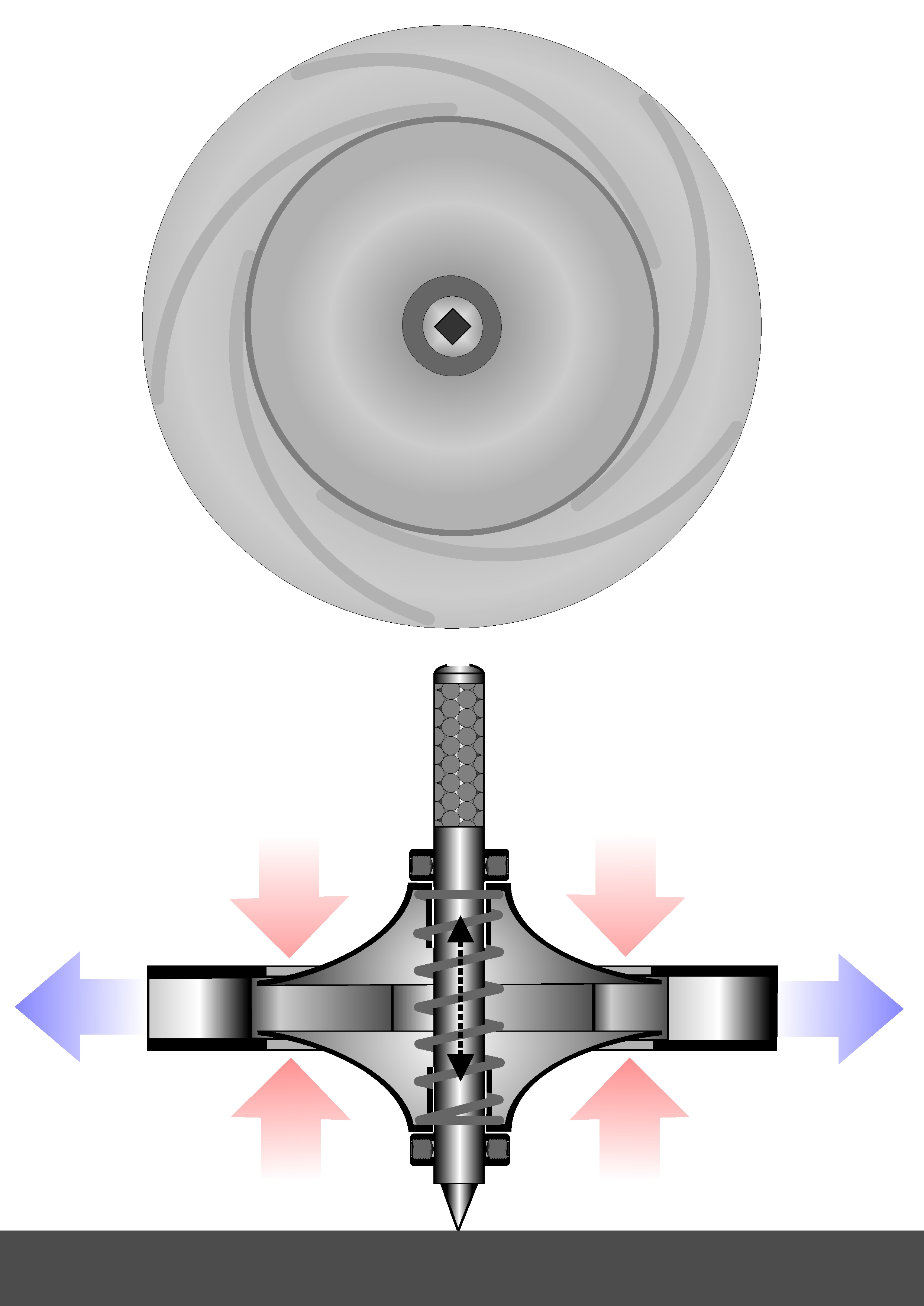 repulsine valve